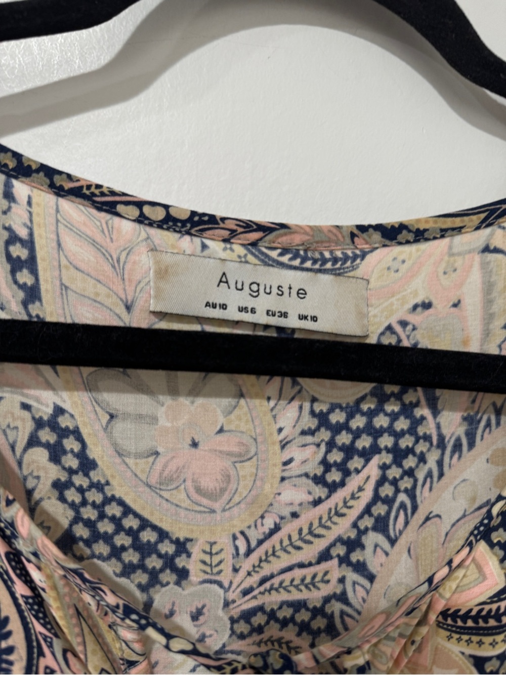 EUC ANTHROPOLOGIE Auguste The Label Paisley Mini Dress | Size 6 - Picture 4 of 5